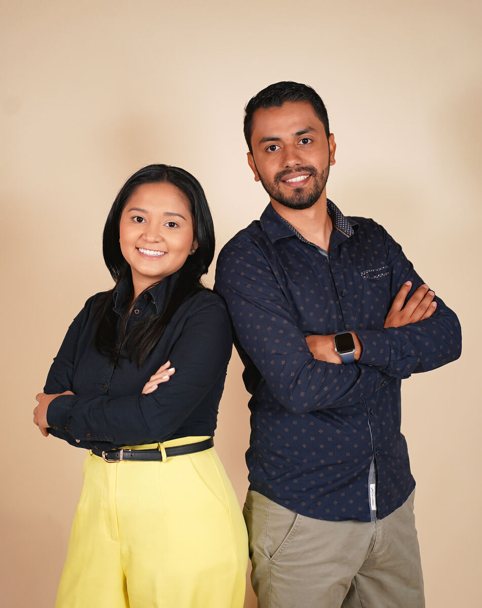 Andrea Chang y Leonardo Barboza, el equipo de Crazy Corner